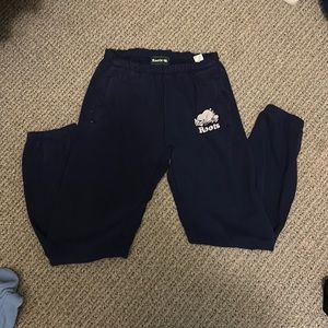 Roots navy blue sweatpants
